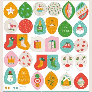 Bolas de Navidad - Panel para cortar y coser
