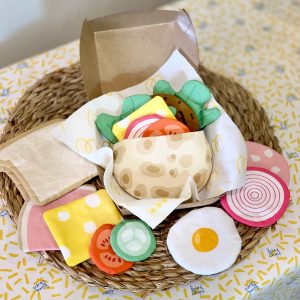 Cómo hacer un juego de bocadillos de tela para niños – la blu