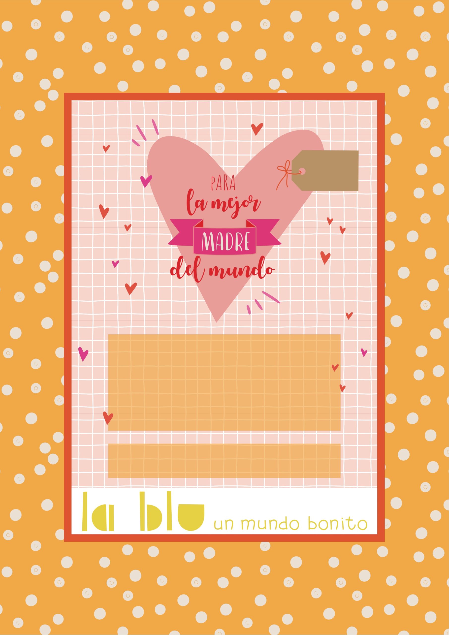 Tarjeta Regalo "Día de la Madre"
