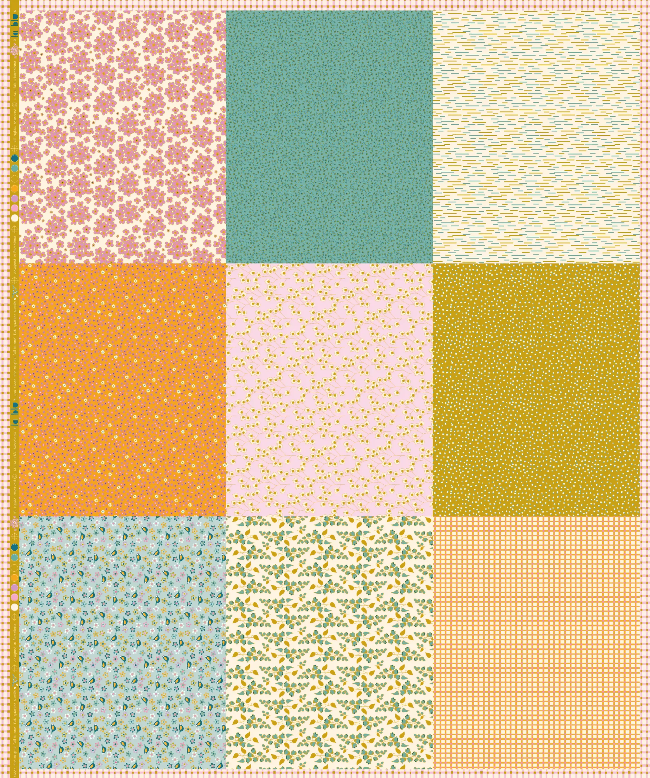 All in One Sweet June - Panel de fat quarters