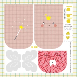 Bolsita Tooth Fairy - Panel para cortar y coser