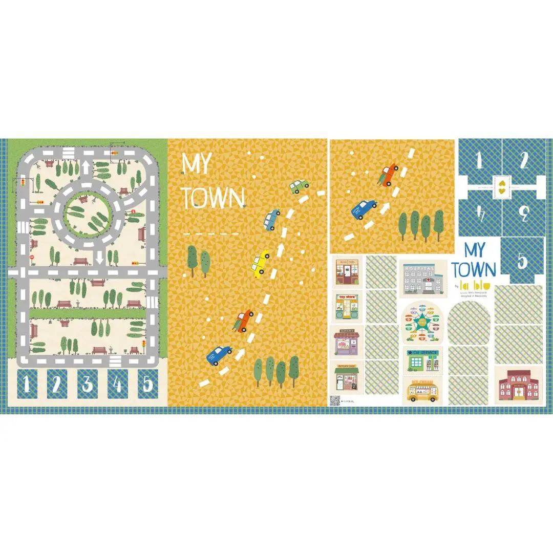 Circuito My Town - Panel de tela para cortar y coser