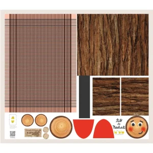 Tió de Nadal - Panel para cortar y coser