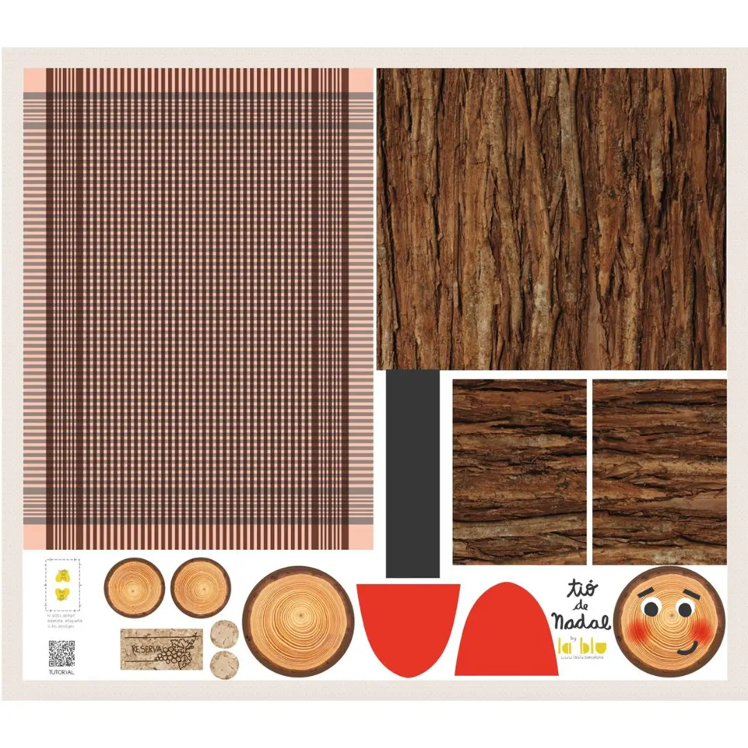 Tió de Nadal - Panel para cortar y coser
