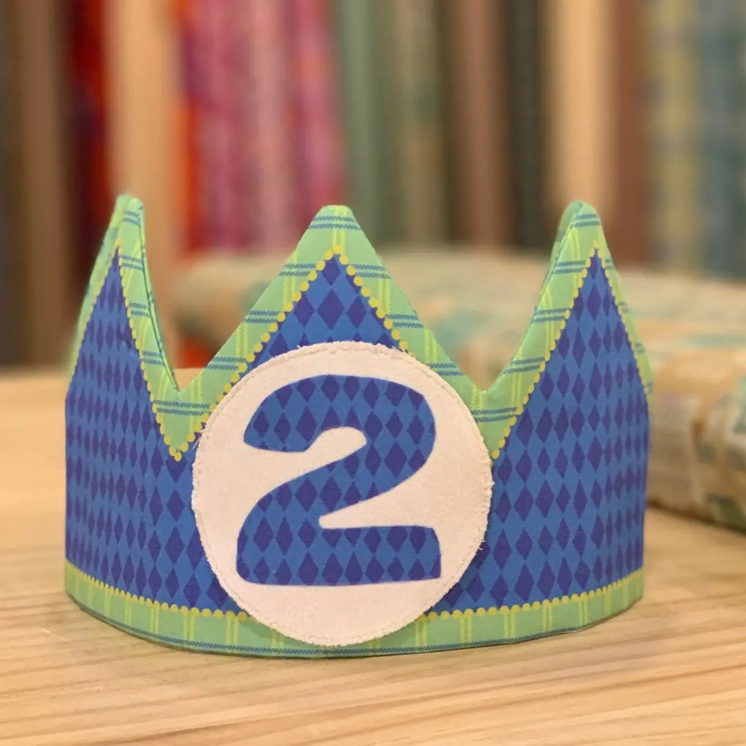Happy Birthday Corona Cumpleaños Blue - Panel para cortar y coser - Imagen 2