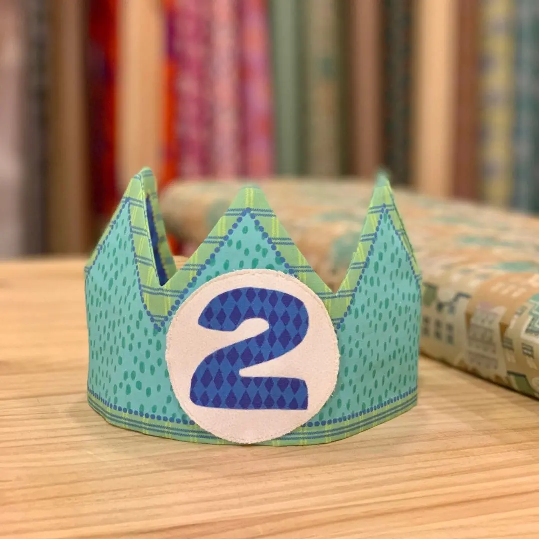 Happy Birthday Corona Cumpleaños Blue - Panel para cortar y coser - Imagen 3