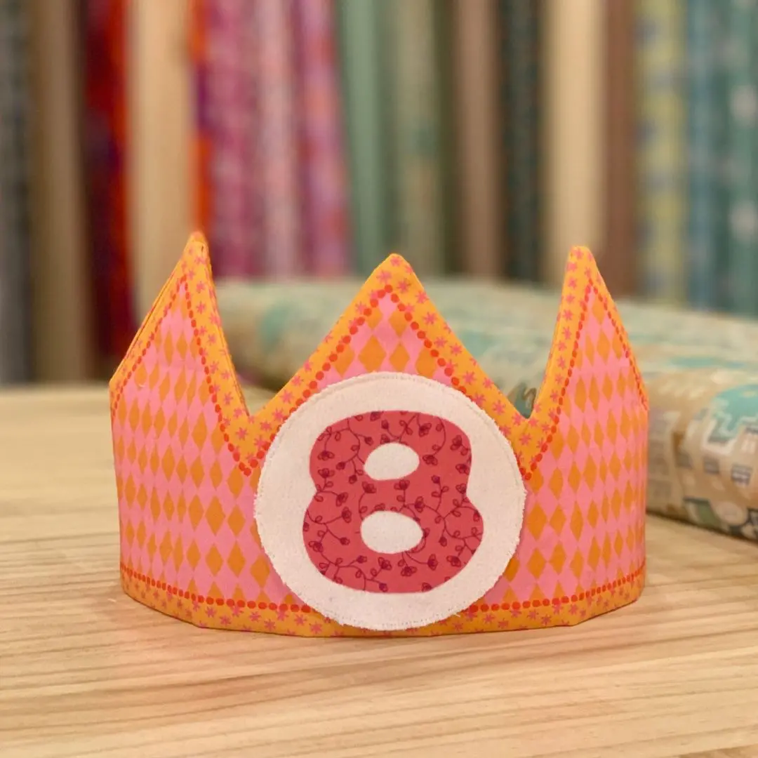 Happy Birthday Corona Cumpleaños Pink - Panel para cortar y coser - Imagen 2