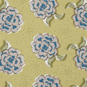 Lime Peony - Tela a metros
