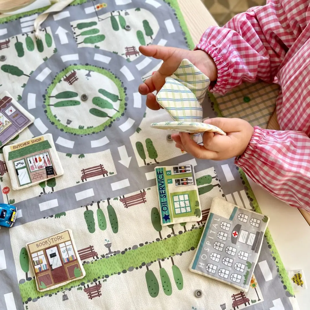Circuito My Town - Panel de tela para cortar y coser - Imagen 2