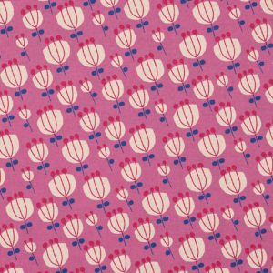 Pink Papaver - Tela a metros