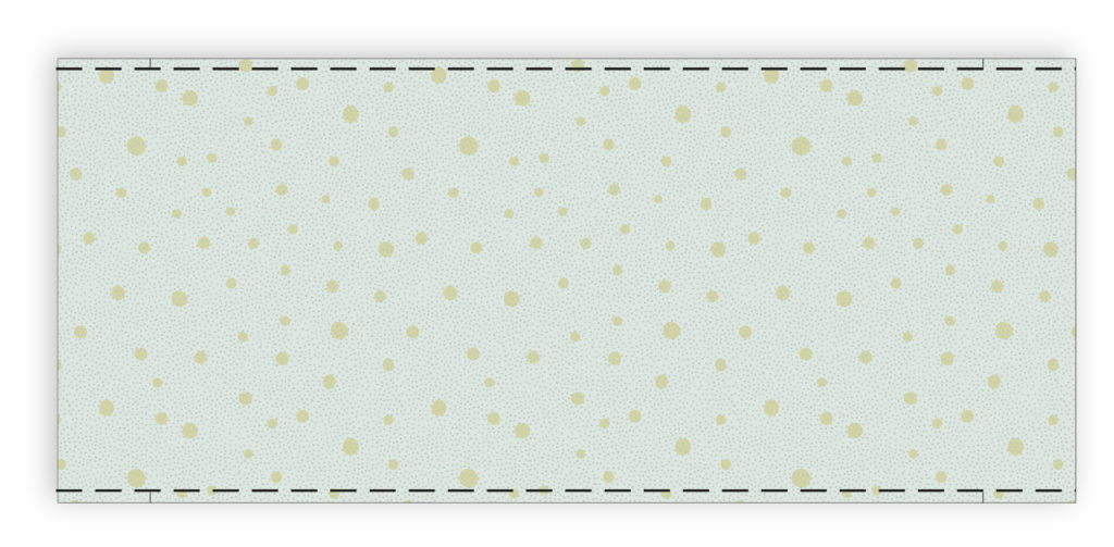 Coser los lados de la funda de almohada para bebé a 0,7 cm de margen