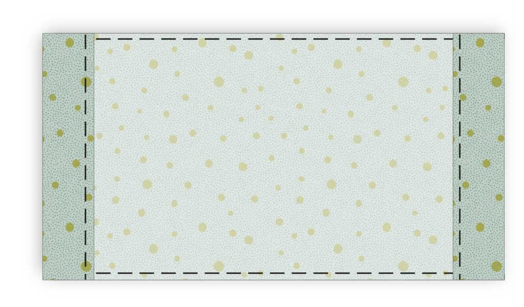 Funda de almohada para bebé con pespunte lateral terminado